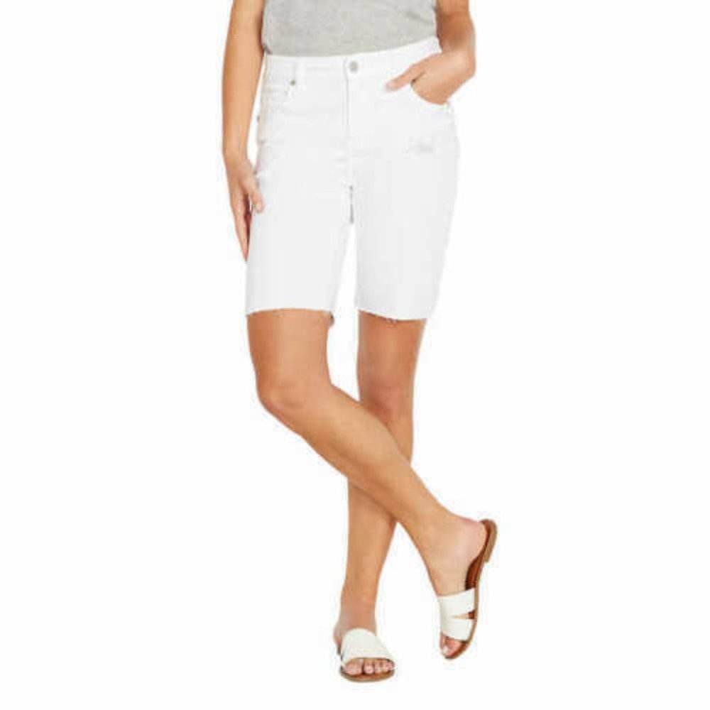 Buffalo Distressed Bermuda Jean Shorts